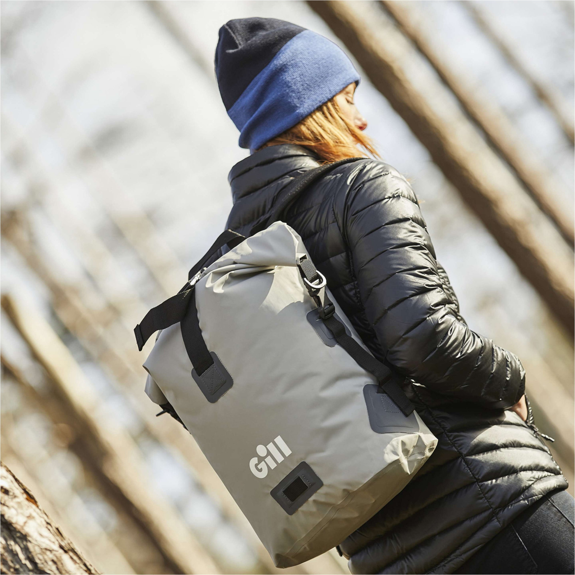2026 Gill Voyager 25L Waterproof Rolltop Backpack L105 - Grey